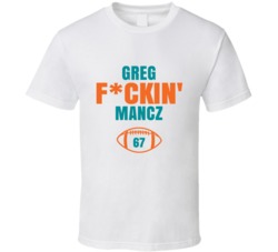 Greg Fckin Mancz Football Sports Star Fan T Shirt Greg Fckin Mancz Football Sports Star Fan T Shirt