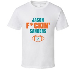 Jason Fckin Sanders Football Sports Star Fan T Shirt Jason Fckin Sanders Football Sports Star Fan T Shirt
