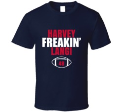 Harvey Freakin Langi Football Sports Star Fan T Shirt
