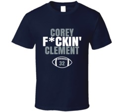 Corey Fckin Clement Football Sports Star Fan T Shirt Corey Fckin Clement Football Sports Star Fan T Shirt