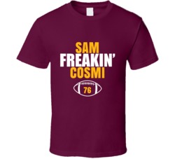 Sam Freakin Cosmi Football Sports Star Fan T Shirt Sam Freakin Cosmi Football Sports Star Fan T Shirt