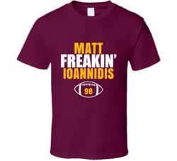 Matt Freakin Ioannidis Football Sports Star Fan T Shirt Matt Freakin Ioannidis Football Sports Star Fan T Shirt