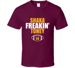 Shaka Freakin Toney Football Sports Star Fan T Shirt Shaka Freakin Toney Football Sports Star Fan T Shirt