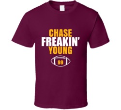 Chase Freakin Young Football Sports Star Fan T Shirt Chase Freakin Young Football Sports Star Fan T Shirt