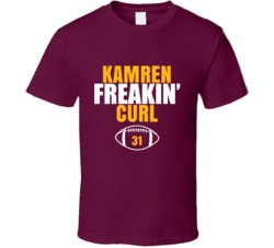 Kamren Freakin Curl Football Sports Star Fan T Shirt Kamren Freakin Curl Football Sports Star Fan T Shirt