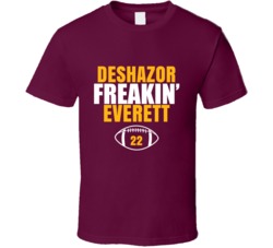 Deshazor Freakin Everett Football Sports Star Fan T Shirt Deshazor Freakin Everett Football Sports Star Fan T Shirt