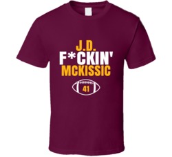 Jd Fckin Mckissic Football Sports Star Fan T Shirt Jd Fckin Mckissic Football Sports Star Fan T Shirt