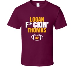 Logan Fckin Thomas Football Sports Star Fan T Shirt Logan Fckin Thomas Football Sports Star Fan T Shirt