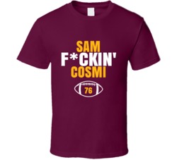 Sam Fckin Cosmi Football Sports Star Fan T Shirt Sam Fckin Cosmi Football Sports Star Fan T Shirt