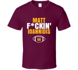 Matt Fckin Ioannidis Football Sports Star Fan T Shirt Matt Fckin Ioannidis Football Sports Star Fan T Shirt
