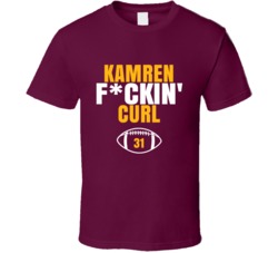 Kamren Fckin Curl Football Sports Star Fan T Shirt Kamren Fckin Curl Football Sports Star Fan T Shirt