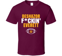 Deshazor Fckin Everett Football Sports Star Fan T Shirt Deshazor Fckin Everett Football Sports Star Fan T Shirt