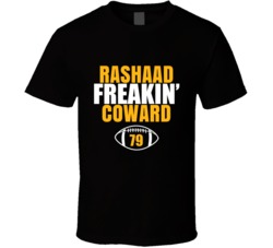 Rashaad Freakin Coward Football Sports Star Fan T Shirt
