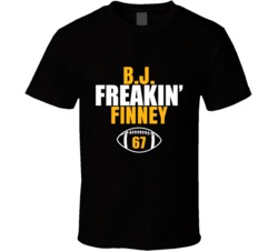 Bj Freakin Finney Football Sports Star Fan T Shirt