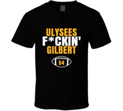Ulysees Fckin Gilbert Football Sports Star Fan T Shirt Ulysees Fckin Gilbert Football Sports Star Fan T Shirt