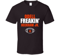 Odell Freakin Beckham Jr Football Sports Star Fan T Shirt Odell Freakin Beckham Jr Football Sports Star Fan T Shirt