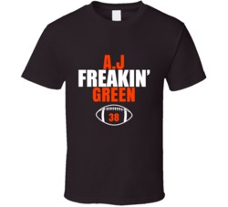Aj Freakin Green Football Sports Star Fan T Shirt Aj Freakin Green Football Sports Star Fan T Shirt