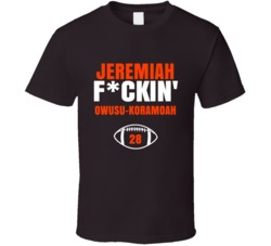 Jeremiah Fckin Owusu-koramoah Football Sports Star Fan T Shirt