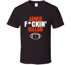 Jamie Fckin Gillan Football Sports Star Fan T Shirt