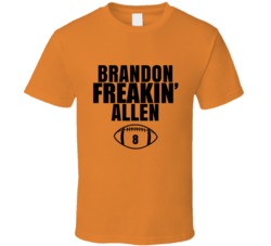 Brandon Freakin Allen Football Sports Star Fan T Shirt Brandon Freakin Allen Football Sports Star Fan T Shirt