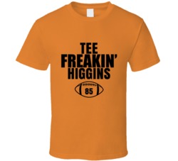 Tee Freakin Higgins Football Sports Star Fan T Shirt Tee Freakin Higgins Football Sports Star Fan T Shirt