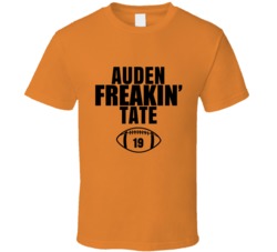 Auden Freakin Tate Football Sports Star Fan T Shirt Auden Freakin Tate Football Sports Star Fan T Shirt