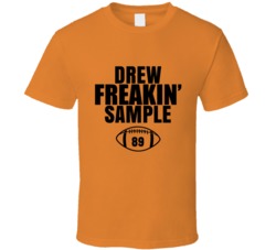 Drew Freakin Sample Football Sports Star Fan T Shirt Drew Freakin Sample Football Sports Star Fan T Shirt