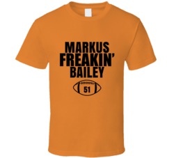 Markus Freakin Bailey Football Sports Star Fan T Shirt Markus Freakin Bailey Football Sports Star Fan T Shirt