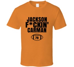 Jackson Fckin Carman Football Sports Star Fan T Shirt Jackson Fckin Carman Football Sports Star Fan T Shirt