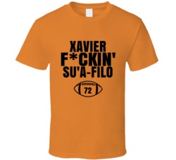Xavier Fckin Su'a-filo Football Sports Star Fan T Shirt Xavier Fckin Su'a-filo Football Sports Star Fan T Shirt