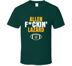 Allen Fckin Lazard Football Sports Star Fan T Shirt Allen Fckin Lazard Football Sports Star Fan T Shirt