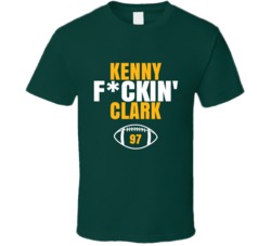Kenny Fckin Clark Football Sports Star Fan T Shirt Kenny Fckin Clark Football Sports Star Fan T Shirt