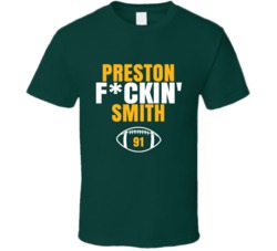 Preston Fckin Smith Football Sports Star Fan T Shirt Preston Fckin Smith Football Sports Star Fan T Shirt