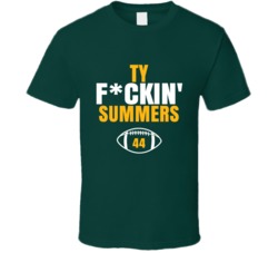 Ty Fckin Summers Football Sports Star Fan T Shirt Ty Fckin Summers Football Sports Star Fan T Shirt
