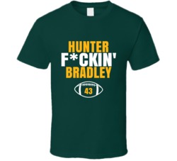 Hunter Fckin Bradley Football Sports Star Fan T Shirt Hunter Fckin Bradley Football Sports Star Fan T Shirt