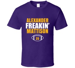 Alexander Freakin Mattison Football Sports Star Fan T Shirt Alexander Freakin Mattison Football Sports Star Fan T Shirt