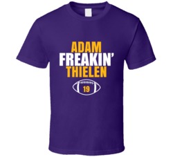 Adam Freakin Thielen Football Sports Star Fan T Shirt Adam Freakin Thielen Football Sports Star Fan T Shirt