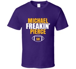 Michael Freakin Pierce Football Sports Star Fan T Shirt Michael Freakin Pierce Football Sports Star Fan T Shirt