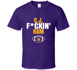 Cj Fckin Ham Football Sports Star Fan T Shirt Cj Fckin Ham Football Sports Star Fan T Shirt