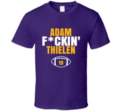 Adam Fckin Thielen Football Sports Star Fan T Shirt Adam Fckin Thielen Football Sports Star Fan T Shirt