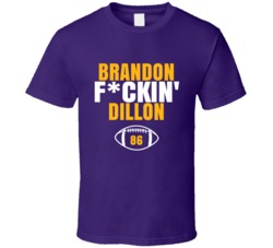 Brandon Fckin Dillon Football Sports Star Fan T Shirt Brandon Fckin Dillon Football Sports Star Fan T Shirt
