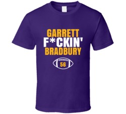 Garrett Fckin Bradbury Football Sports Star Fan T Shirt Garrett Fckin Bradbury Football Sports Star Fan T Shirt