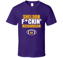 Sheldon Fckin Richardson Football Sports Star Fan T Shirt Sheldon Fckin Richardson Football Sports Star Fan T Shirt