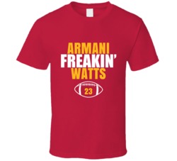 Armani Freakin Watts Football Sports Star Fan T Shirt Armani Freakin Watts Football Sports Star Fan T Shirt