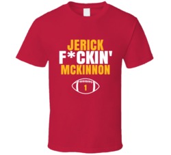 Jerick Fckin Mckinnon Football Sports Star Fan T Shirt Jerick Fckin Mckinnon Football Sports Star Fan T Shirt
