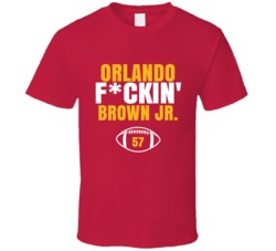 Orlando Fckin Brown Jr Football Sports Star Fan T Shirt Orlando Fckin Brown Jr Football Sports Star Fan T Shirt