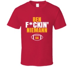 Ben Fckin Niemann Football Sports Star Fan T Shirt Ben Fckin Niemann Football Sports Star Fan T Shirt