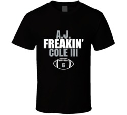 Aj Freakin Cole Iii Football Sports Star Fan T Shirt Aj Freakin Cole Iii Football Sports Star Fan T Shirt