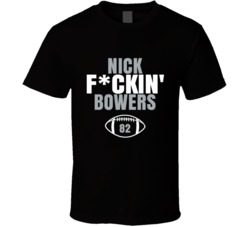 Nick Fckin Bowers Football Sports Star Fan T Shirt Nick Fckin Bowers Football Sports Star Fan T Shirt