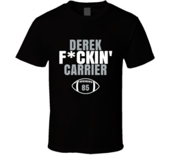 Derek Fckin Carrier Football Sports Star Fan T Shirt Derek Fckin Carrier Football Sports Star Fan T Shirt